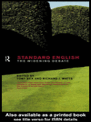 cover image of Standard English